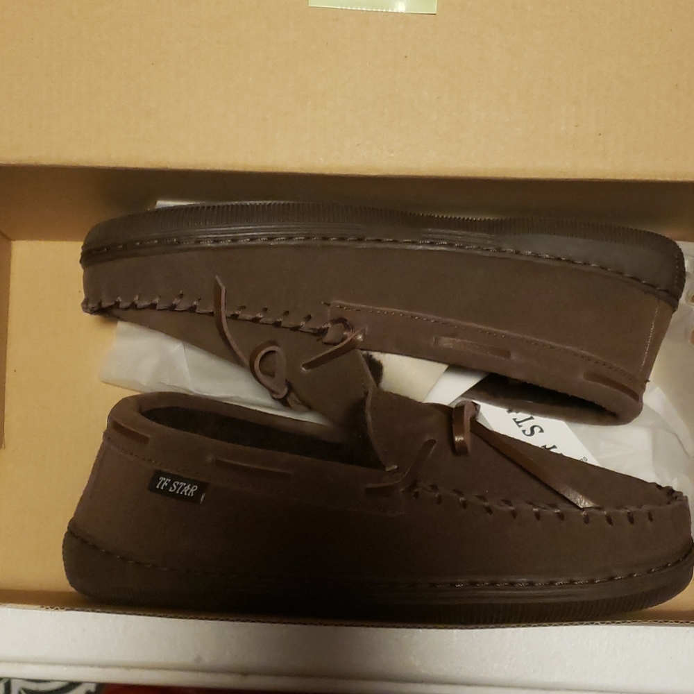 TF STAR MOCCASIN LOAFERS SIZE 9 NEW - Picture 6 of 8